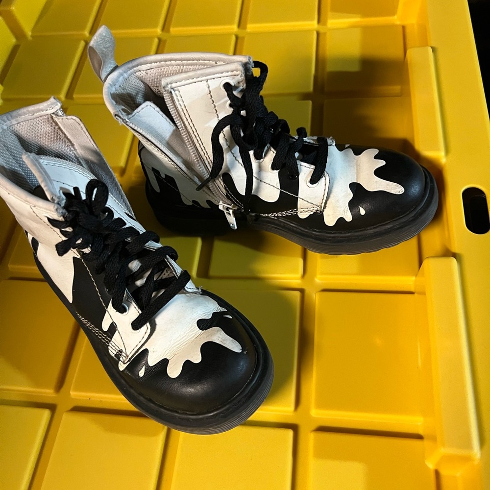 Dr Martins boots Toddlers size where used for dressy events.